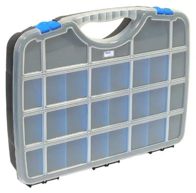Produktbild von Tayg Sortimentskasten Basic Box 02, 388 x 290 x 61 mm, bis zu 26 Fächer, schwarz