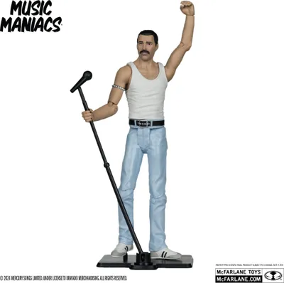 Produktbild von Music Maniacs Rock Actionfigur Freddy Mercury 15 cm