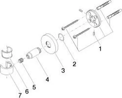 Produktbild von DORNBRACHT 28050625-39 Brausehalter SERIENSPEZIFISCH