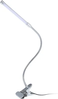 Imagen del producto de Lámpara de escritorio con pinza, DC 5V, 10W, 36 LEDs, alimentada por USB. Ofrece 3 temperaturas de color ajustables, 10 niveles de brillo regulables, diseño con cuello de cisne flexible y ángulo de iluminación ajustable, ideal para sala de estar, estudio, biblioteca, oficina y estudiantes