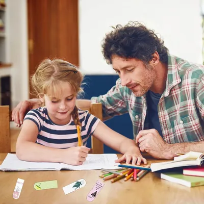 Produktbild von 30 Stück bunte magnetische Lesezeichen - Für Erwachsene und Kinder