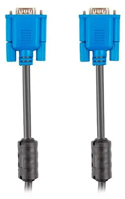 Zdjęcie produktu dla Lanberg CA-VGAC-10CU-0050-BK, 5 m, VGA (D-Sub), VGA (D-Sub), Męska, Męska, Czarny, Niebieski