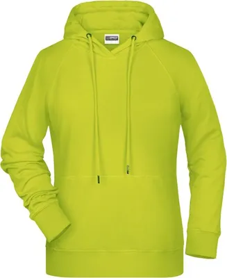 Produktbild von Ladies' Hoody Kapuzensweat mit Raglanärmeln acid-yellow, Gr. XL