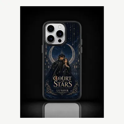 Produktbild von iPhone 15 Pro Hülle Handyhülle Schutzhülle Case mit Sternenhof Motiv – LUNØIR ©