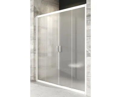 Obrázek produktu pro Sprchové dveře dvoukřídlé RAVAK Blix BLDP4-120 white+Grape 190x117-121 cm 0YVG0100ZG