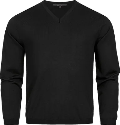 Produktbild von Greiff STRICK Herren Pullover Langarm V-Neck Regular-Fit Schwarz XXL