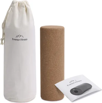 Produktbild von EVEREST FITNESS Faszienrolle Kork - 30cm Pilates Rolle für Yoga Massage Gymnastik Wirbelsäule Rücken - Massagerolle Fitnessrolle Rückenrolle - Faszien