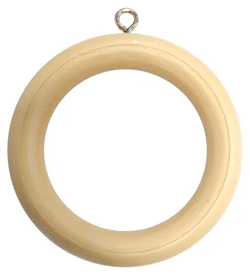 Obrázek produktu pro Bulk Hardware bh05961: Dřevěné kroužky na závěsy s šroubem, vnitřní průměr 4 mm