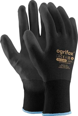 Produktbild von Arbeitshandschuhe / Schwarz / Größe: 7 - S / OX-POLIUR_BB7