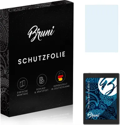 Produktbild von Bruni Basics-Clear 2x Schutzfolie kompatibel mit Onyx Boox Tab Mini C Folie