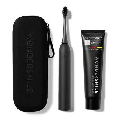 Produktbild von Wondersmile Travel Care Bundle Black - 100 Tage risikofrei testen