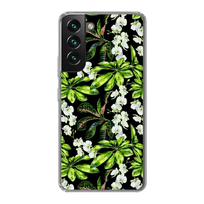 Produktbild von MuchoWow® Handyhülle Schutzhülle Hülle für Samsung Galaxy S22 Plus Blatt - Orchidee - Muster Silikon Softcase Handy Hülle - Schutzabdeckung
