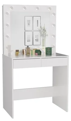 Produktbild von Topeshop Z.MARINA LUSTRO BIEL, Weiß, Spanplatten, 2 Schublade(n)