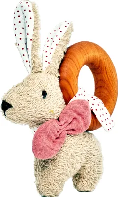 Produktbild von Käthe Kruse Greifling Hase - sensorisches Babyspielzeug multicolor