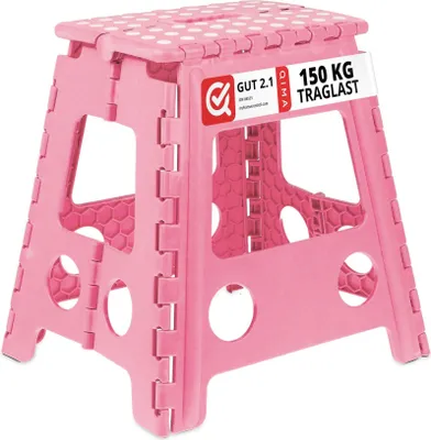 Imagen del producto de Taburete plegable XL, color rosa