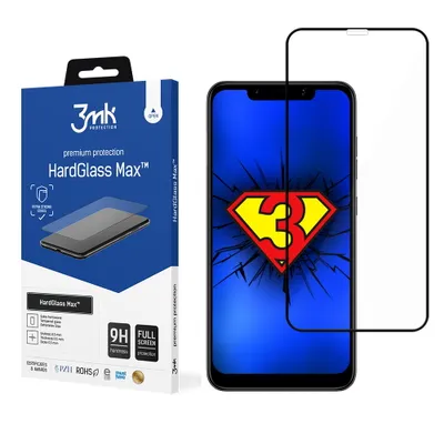 Produktbild von 3mk Display Gehärtetes Glas HardGlass Max für Apple iPhone 11 0,3mm 9H