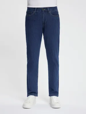Productafbeelding van MASKOVICK Heren Jeans Regular Fit Stretch Darkstone Clinton W38 L36