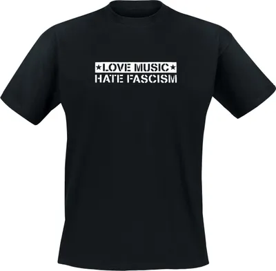 Produktbild von Love Music Hate Fascism - T-Shirt