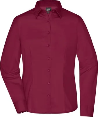 Produktbild von Ladies' Business Shirt Long-Sleeved wine, Gr. S