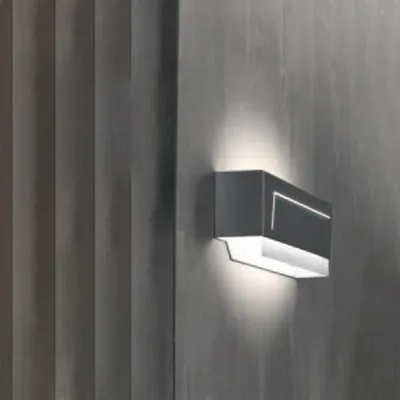 Produktbild von Applique Contemporanea Clap Metallo Antracite Led 12W