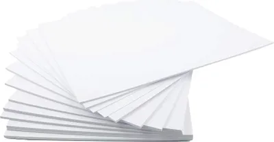 Zdjęcie produktu dla Papier kartonowy A5, 300 g/m², 100 arkuszy, biały, do prac kreatywnych