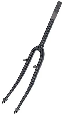 Produktbild von BBF Gabel Trekking Hi-Ten Stahl Fahrradgabel Fahrrad Trekkingrad Tourenrad mit Gewinde, Farbe:schwarz