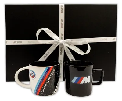 Image de Coffret cadeau exclusif comprenant 2 tasses à café BMW M