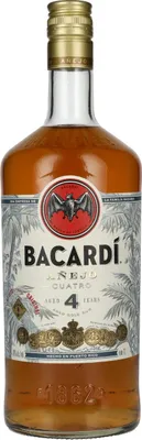 Produktbild von Bacardi 4 Years Old AÑEJO CUATRO Gold Rum 40% Vol. 1l