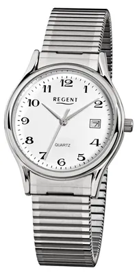 Produktbild von Regent Herren-Armbanduhr XL Analog Edelstahl 11310038