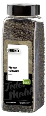 Image de UBENA 712236003 UBENA Pfeffer schwarz ganz Gewürz, 500,0 g