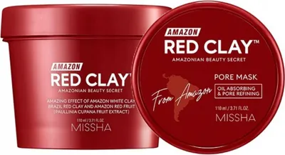 Image de Amazon Red Clay Cleansing Mask (Pore Mask) 110 ml