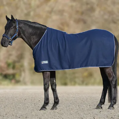 Produktbild von Waldhausen Abschwitzdecke Economic Fleece Nachtblau 135 cm