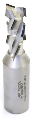 Immagine prodotto di Fresa a candela BRÜCK DP Z 2+2 -ECO- / sinistra D=16 mm L2=25 mm L1=85 mm S=16x50 mm Configurazione ECO 2,5 mm - Tagliente HW a foratura | 135261L