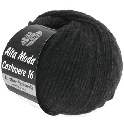Produktbild von Lana Grossa Alta Moda Cashmere 16  015 Schwarz
