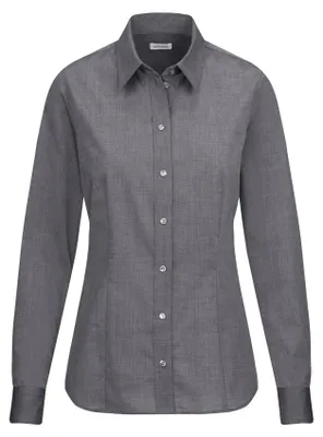 Immagine prodotto di Seidensticker CITY-BLUSE Camicetta da donna a maniche lunghe Kent Regular Grey 36