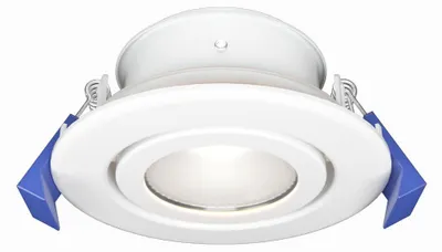 Image de HOFTRONIC - Spot LED encastrable inclinable 85mm GU10 IP65 Blanc Rond