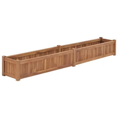 Produktbild von vidaXL Hochbeet 200x30x25 cm Massivholz Teak