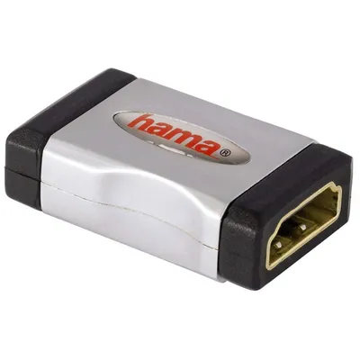 Produktbild von Hama HDMI F/F, HDMI, HDMI, Schwarz, Silber