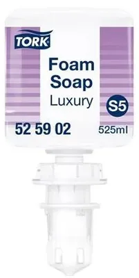 Penové mydlo, 0,525 l, systém S5, TORK "Mini Luxus", priehľadná