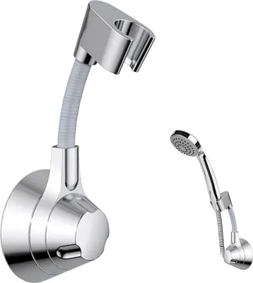 Produktbild von Duschkopfhalterung Ohne Bohren Handbrause Halterung 360°Drehbar Verstellbarer Duschhalterung Ohne Bohren Halterung Duschkopf Duschkopfhalter Ohne Bohren