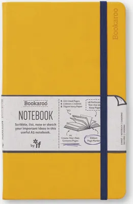 Produktbild von Notizbuch A5 Bookaroo Journal, gelb