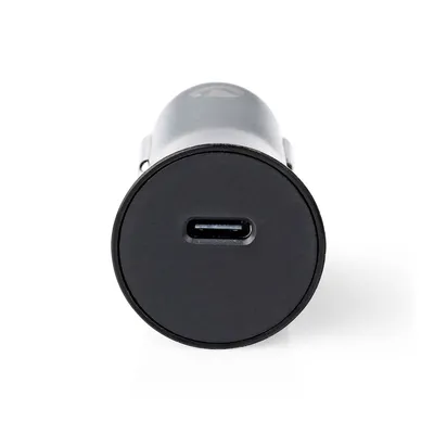 Produktbild von Nedis Auto-Ladegerät - 20 W - 1.67 / 2.22 / 3.0 A - Anzahl der Ausgänge: 1 - Port Type: USB-C - Automatische Spannungswahl
