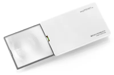 Produktbild von Eschenbach 152133 easyPOCKET Farbe: Weiß, Vergrößerung: 6X