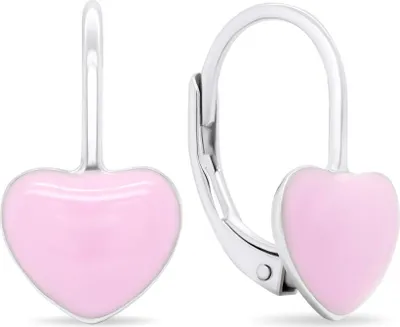 Produktbild von Beautiful silver earrings Heart EA445WP