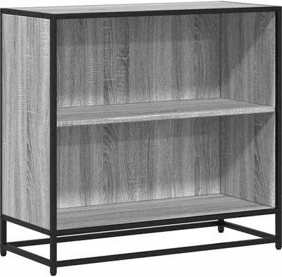 Image de vidaXL Bibliothèque Gris Sonoma 80,5x35x76 cm Bois composite