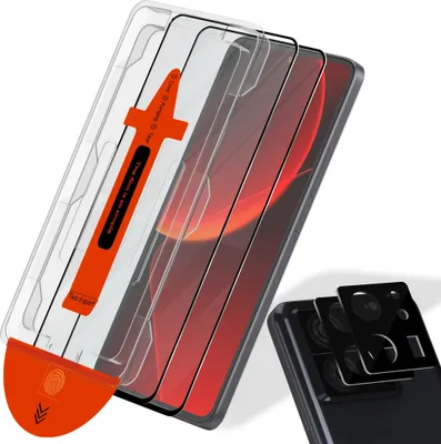 Zdjęcie produktu dla 2-Pack Xiaomi 13T Pro Ochrona Ekranu & 2-Pack Ochrona Aparatu - Hartowane Szkło | [Automatyczna Instalacja] - Bez Pęcherzyków