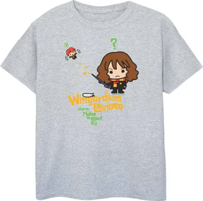 Produktbild von Harry Potter - "Wingardium Leviosa" T-Shirt für Mädchen BI2151 (104) (Grau)