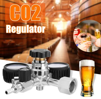 Zdjęcie produktu dla Piwo CO2 Keg Regulator Ciśnienia Zawór bezpieczeństwa 0-3000 PSI Ciśnienie w zbiornikach