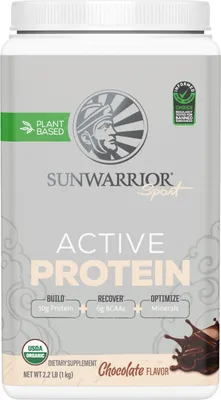 Produktbild von Sunwarrior Active Protein Organic (1000g) Chocolate - Eiweiße - Veganes Eiweiß