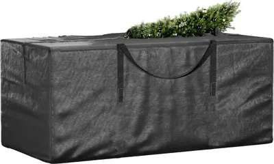 Immagine prodotto di Sacchetto per albero di Natale nero 150x75x75cm in polietilene